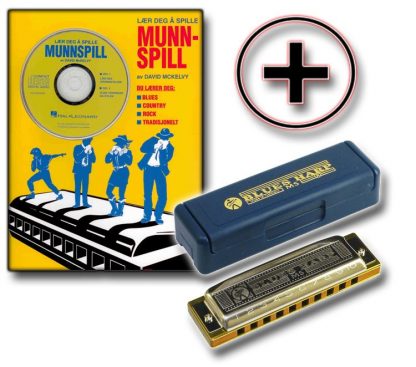 Hohner - Munnspillpakke m/Lærebok