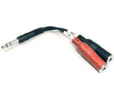 Hosa - Y-kab StJ/2xMono Jack Hun, YPP-117