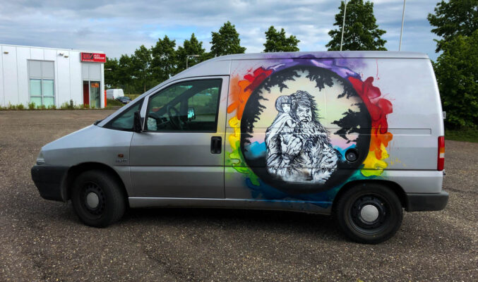 Auto camper caravan custom Graffiti for You