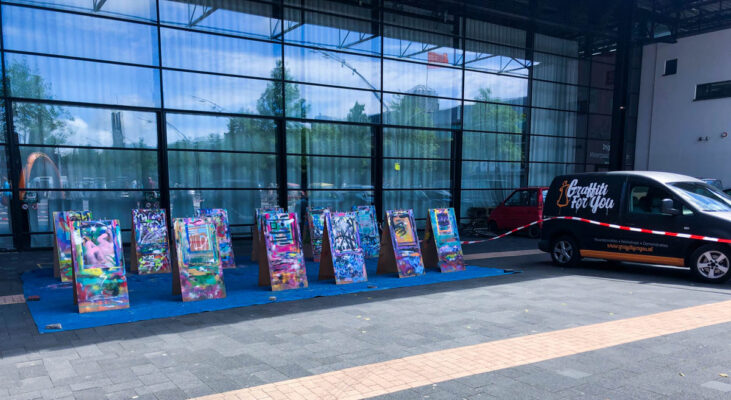 Graffiti poster workshop creatief school