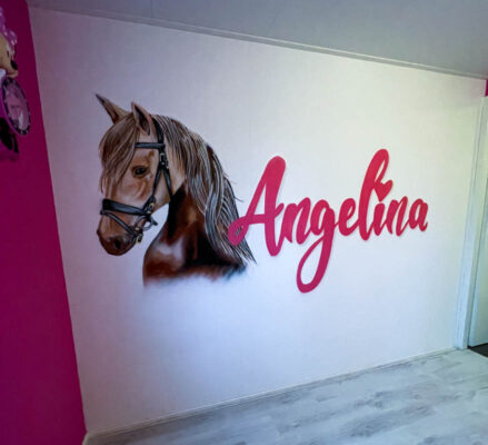 Slaapkamer Graffiti for You angelina horse paarden