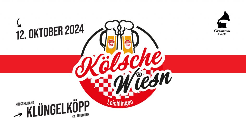 Kölsch Wiesn, Leichlingen, Plakat Kölsch Wiesn in Leichlingen,