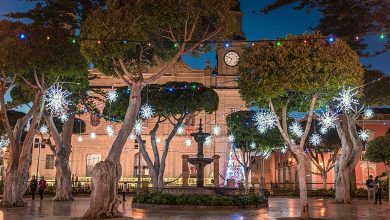 Juleferie på Gran Canaria. Julestemning i landsbyen Galdár.