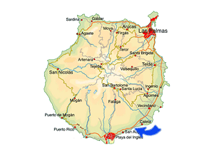 Bahia Feliz kaart