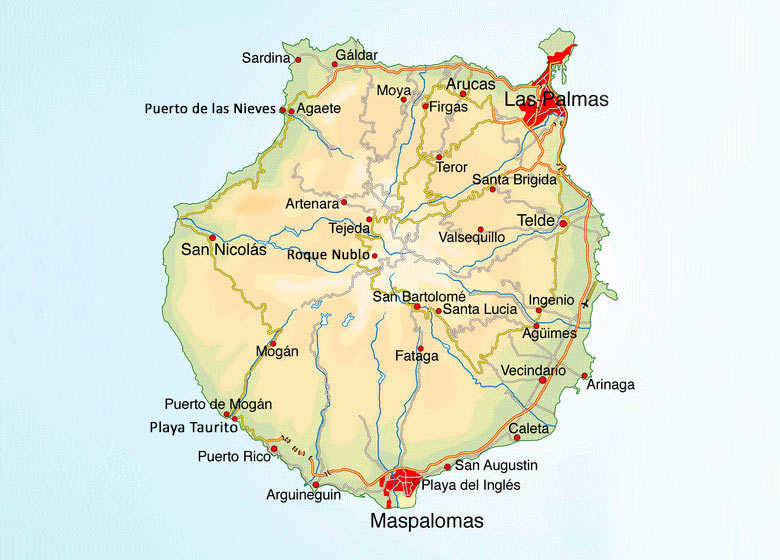 Gran Canaria map