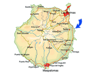 La Garita kaart