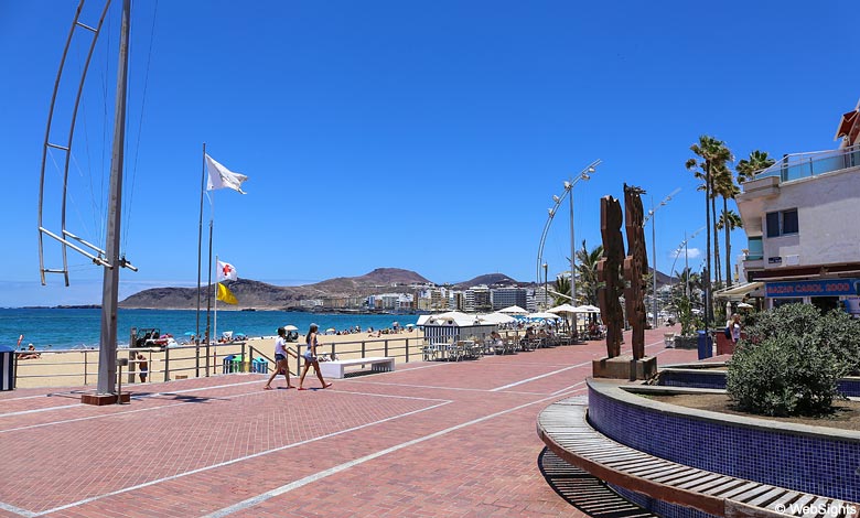 Las Canteras strandboulevard