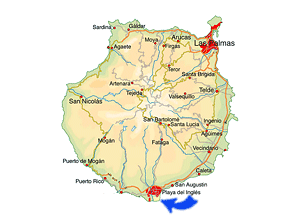 Maspalomas kaart