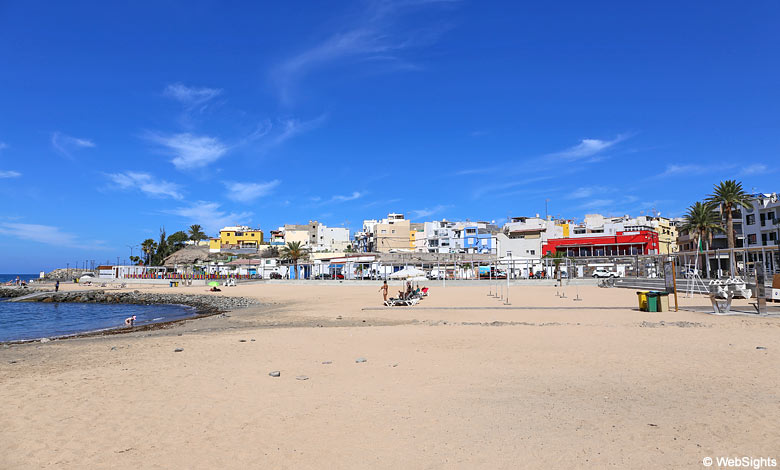 Playa de Perchel is a nice beach in Arguineguin