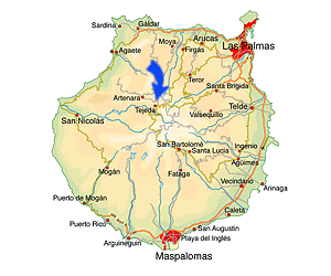 Tejeda map