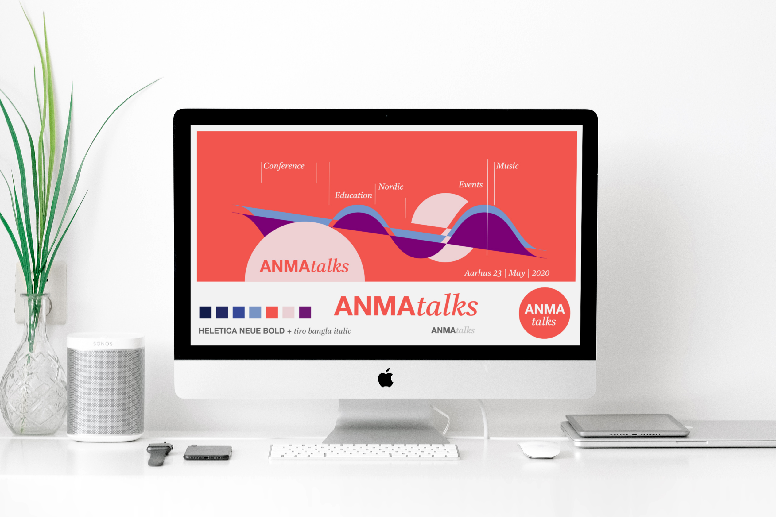Logo design | Visuel ID for ANMAtalks