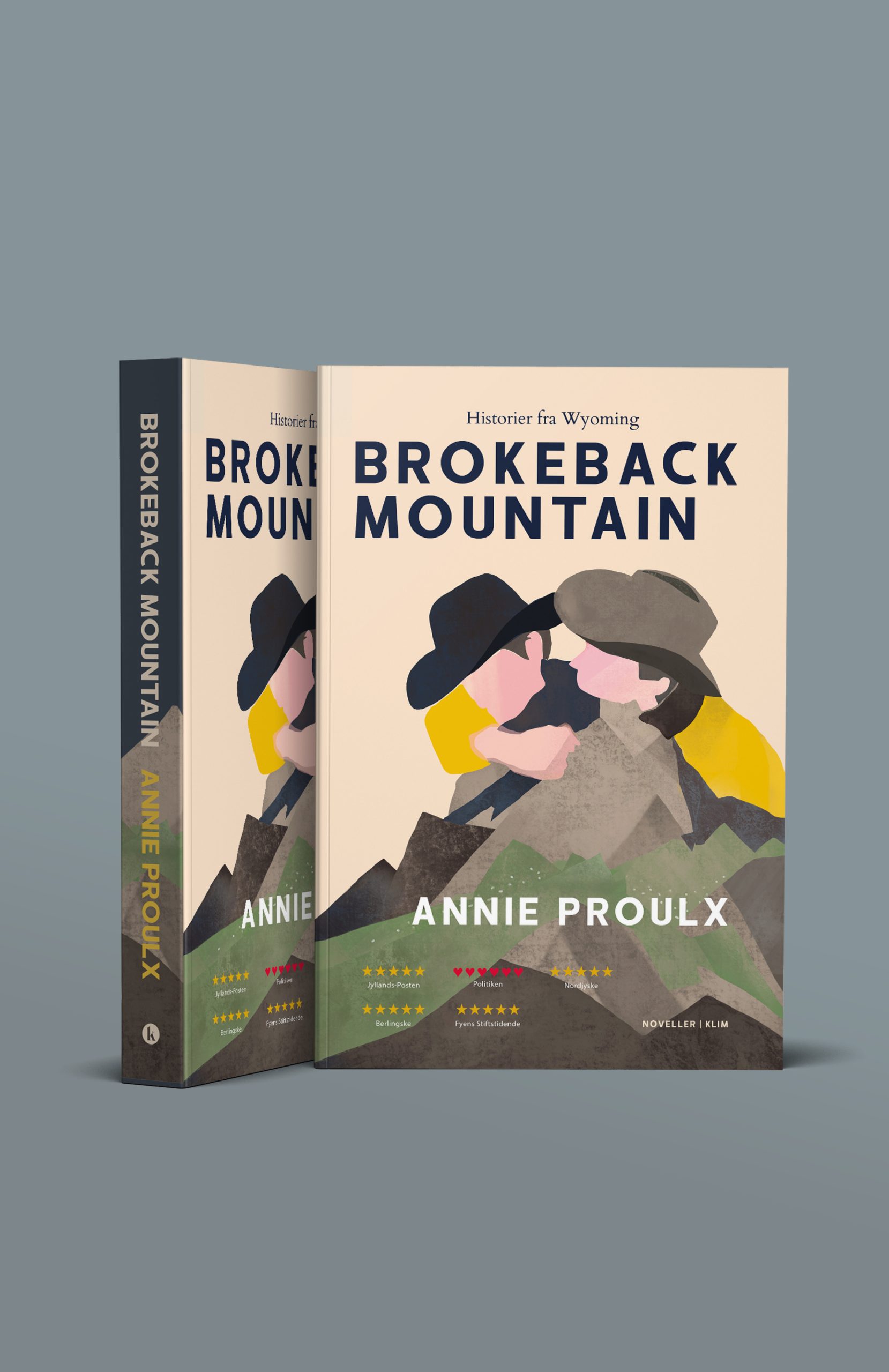 Brokeback Mountain | Annie Proulx. Bogomslag og forsideilllustration