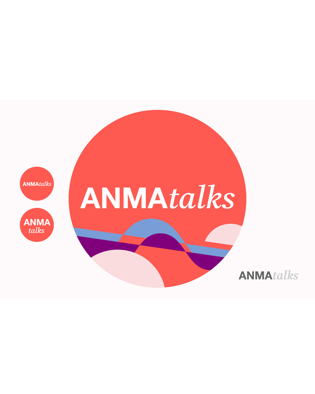 ANMAtalks logo design Aarhus