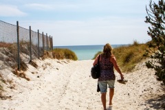 Mot stranden vid Falsterbo