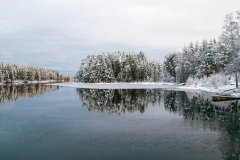 Vinter vid stora gla