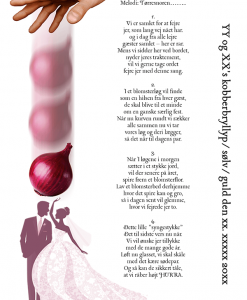 Blomsterløg til værtsparret - design nr 2