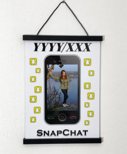 Plakat - Konfirmation snapchat