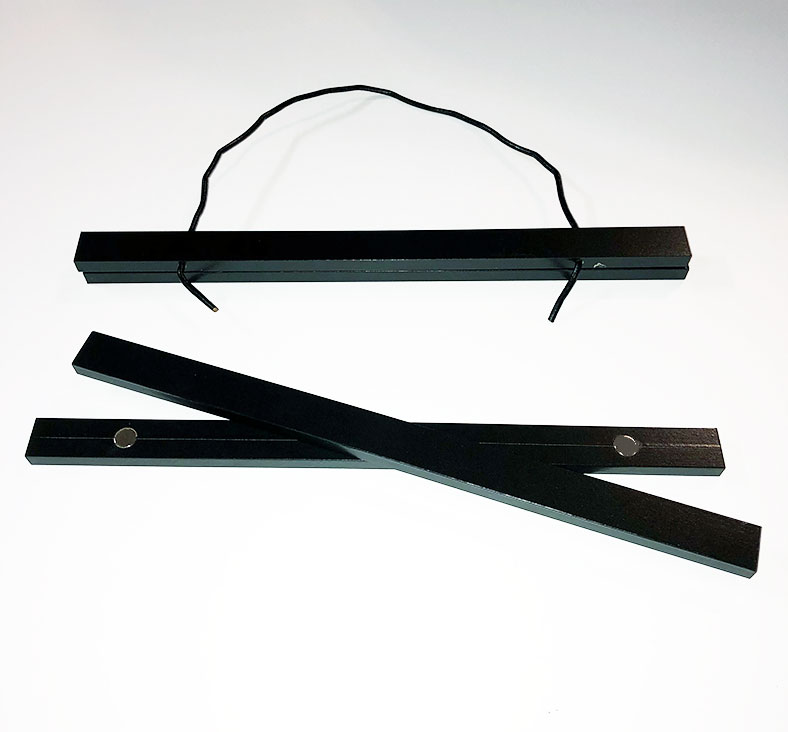 Sort MDF plakat liste