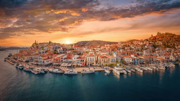 Poros during Sunset | Saronic Gulf