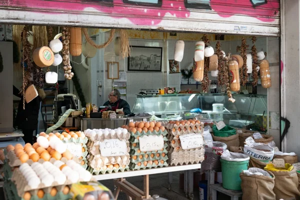 Choose your eggs | Culinary Backstreets Food Tour | Athens