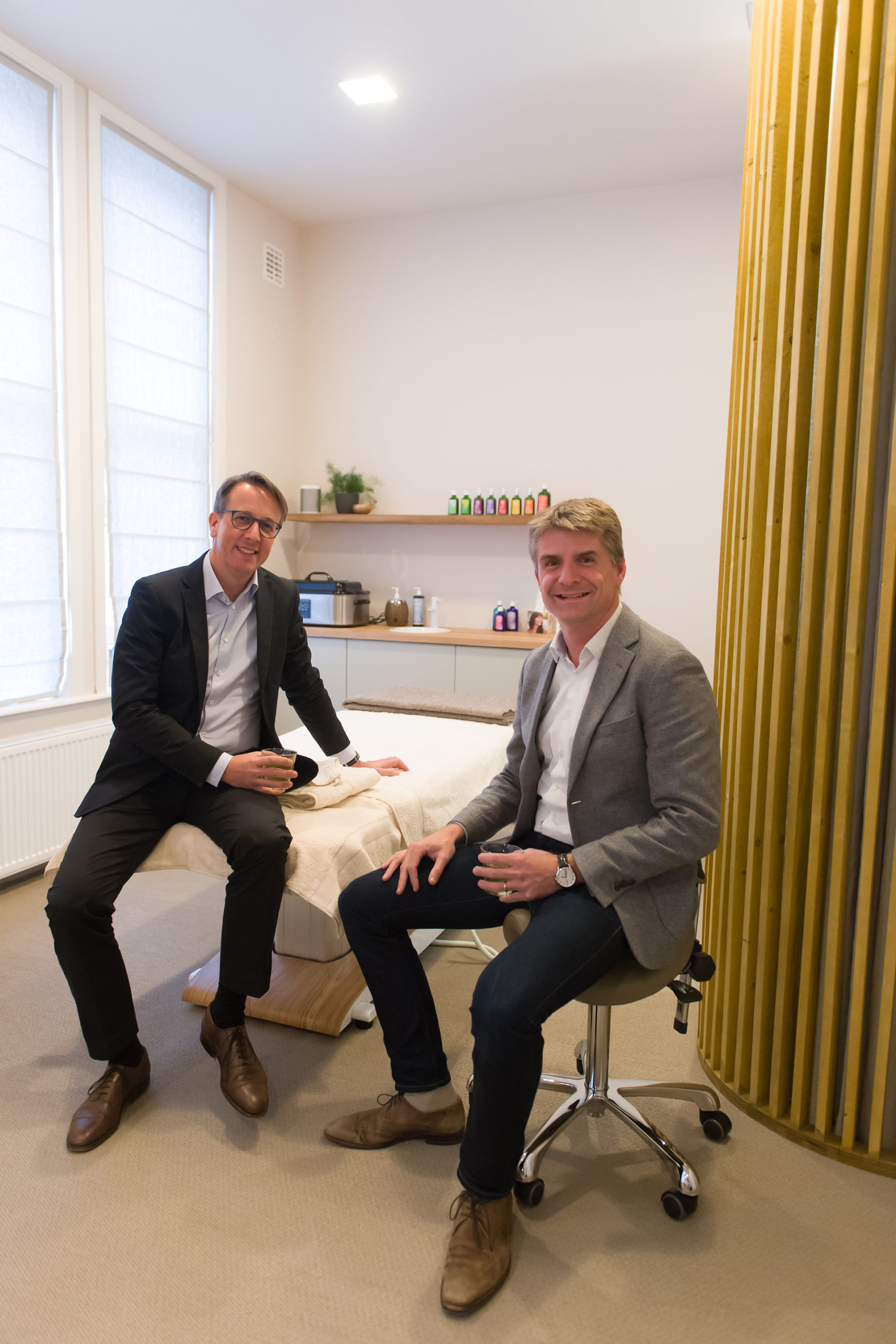 Haben gut lachen: Weleda CCO Andreas Sommer und Marc van Boven, Geschäftsführer von Weleda Benelux