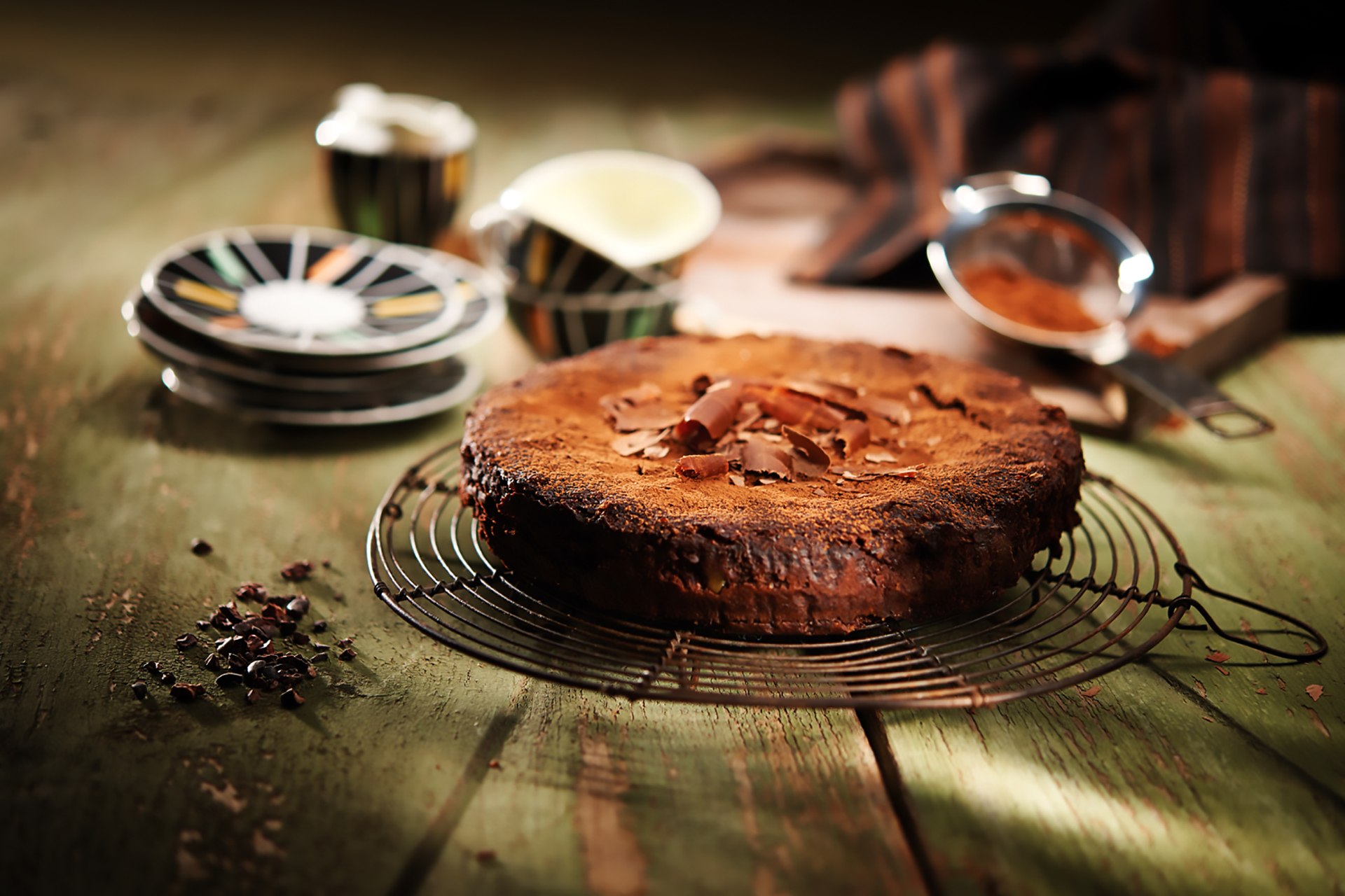 Brownie-Kuchen aus dem Schnellkochtopf