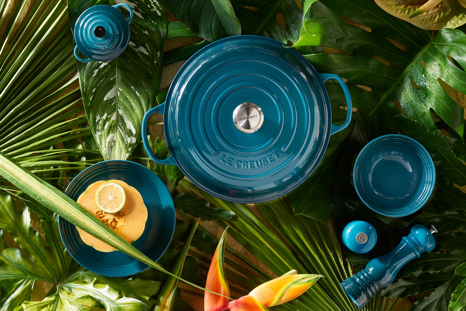 Tropen-Feeling mit Deep Teal von Le Creuset