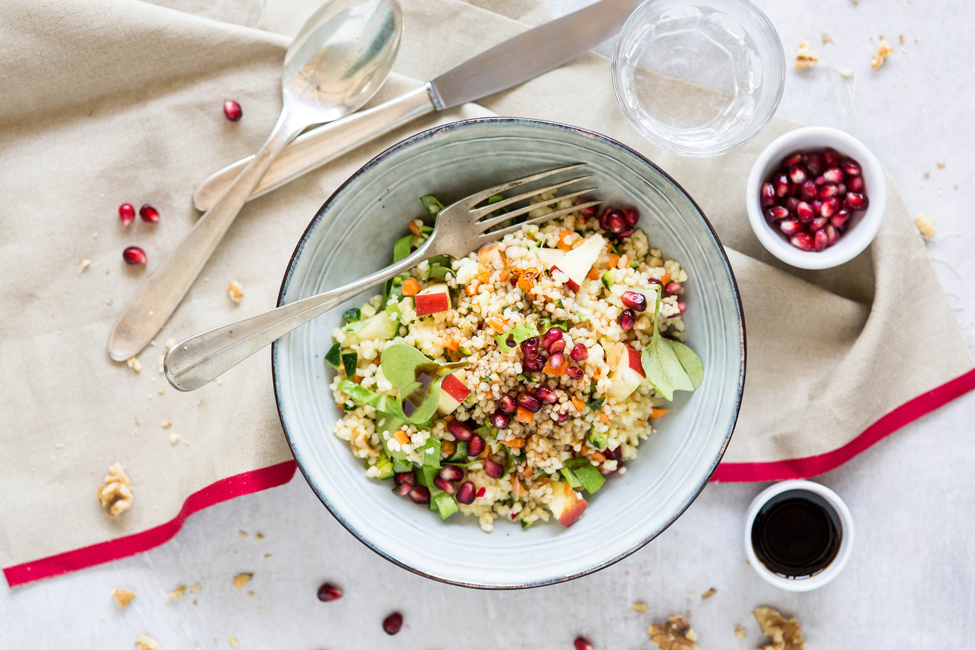 Couscous-Salat mit Gemüse