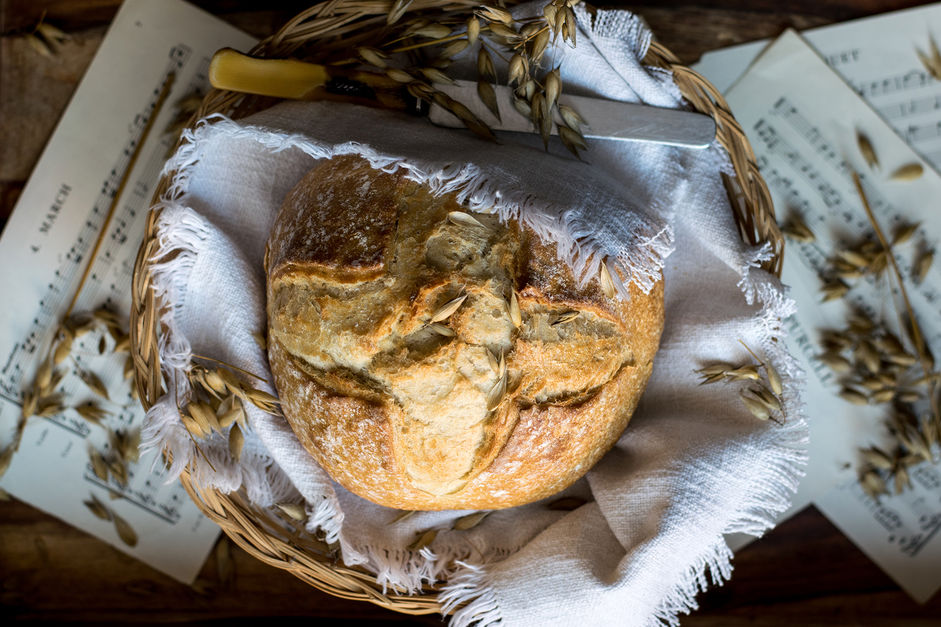 Dinkelbrot mit Sauerkrautsaft