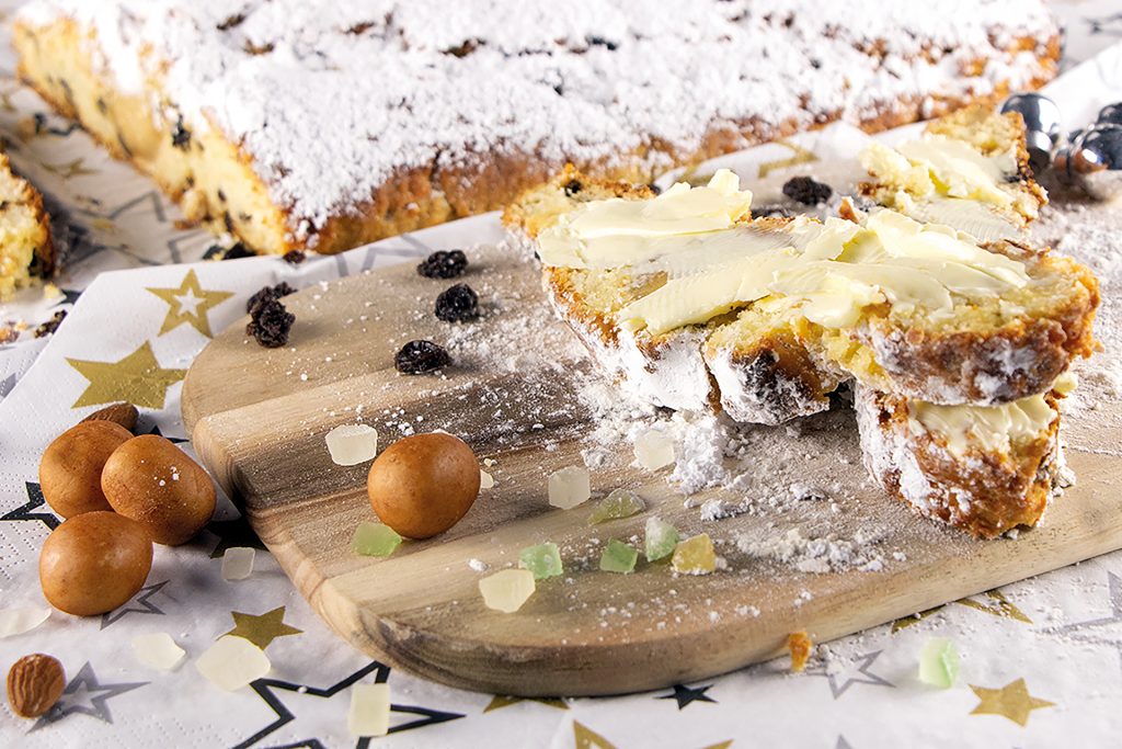 Kartoffelstollen mit Marzipan