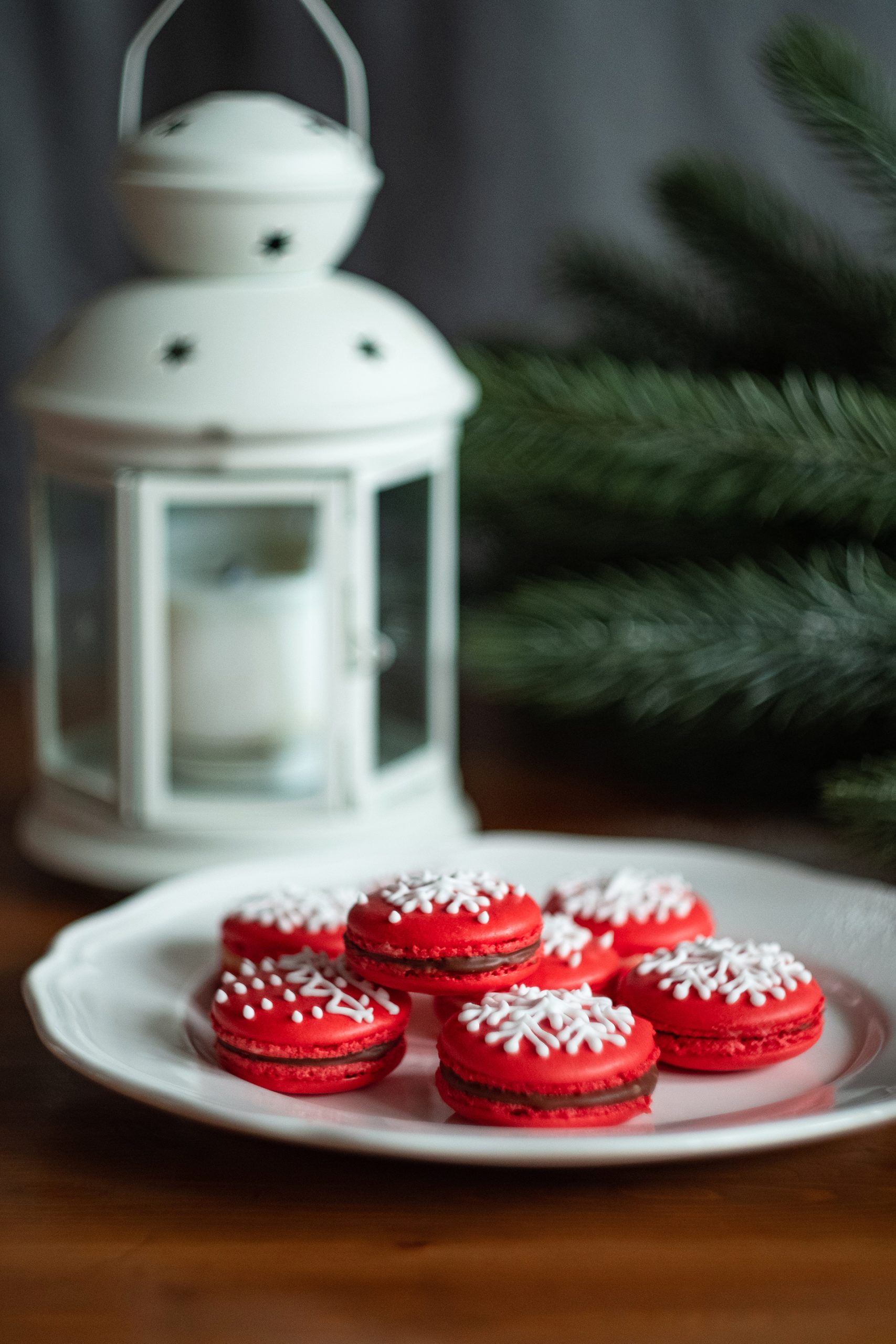 Santa's Christmas Macarons sind ein schönes Mitbringsel in der Adventszeit