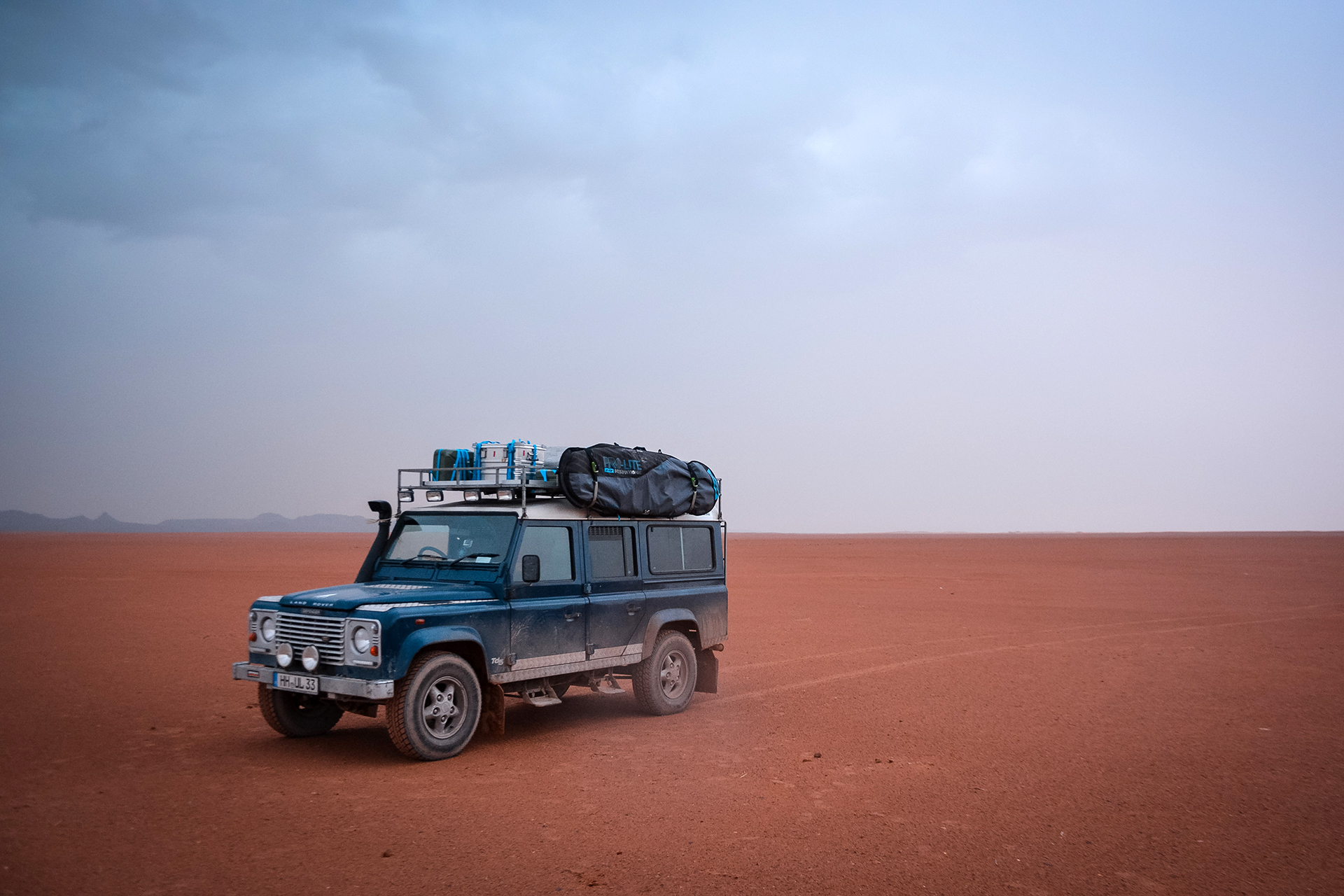In den unendlichen Weiten der Sahara nahe Mhamid
