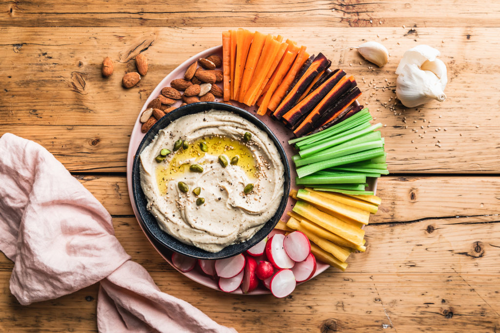 Hummus von weißen Bohnen