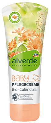 alverde NATURKOSMETIK Baby Pflegecreme Bio-Calendula