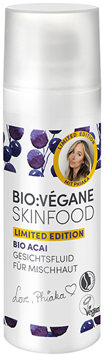 BIO:VÉGANE SKINFOOD BIO ACAI Gesichtsfluid für Mischhaut