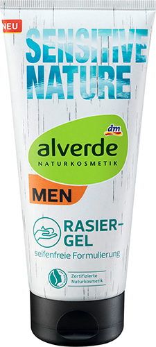 alverde NATURKOSMETIK MEN Sensitive Nature Rasiergel