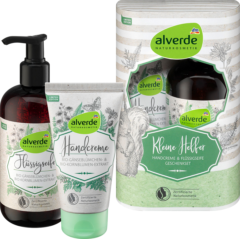 alverde NATURKOSMETIK Geschenkset Kleine Helfer