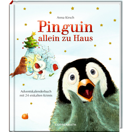 Pinguin allein zu Haus