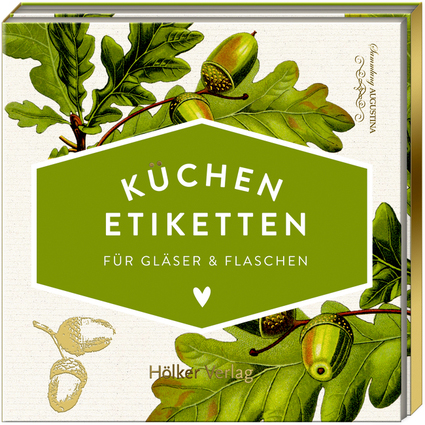 Küchen-Etiketten Eichenblätter