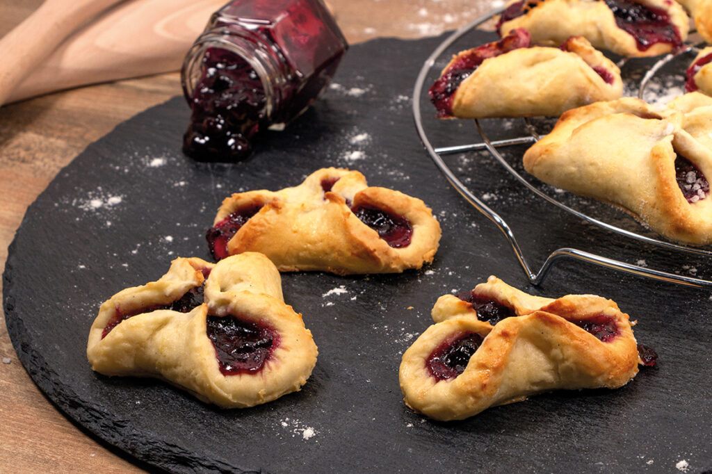 Bischofsmützen – Weihnachtsplätzchen aus Kartoffeln