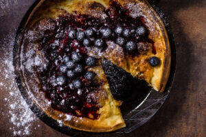 Blueberry Dutch Baby Pancake