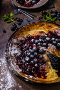 Unwiderstehlich: Blueberry Dutch Baby Pancake