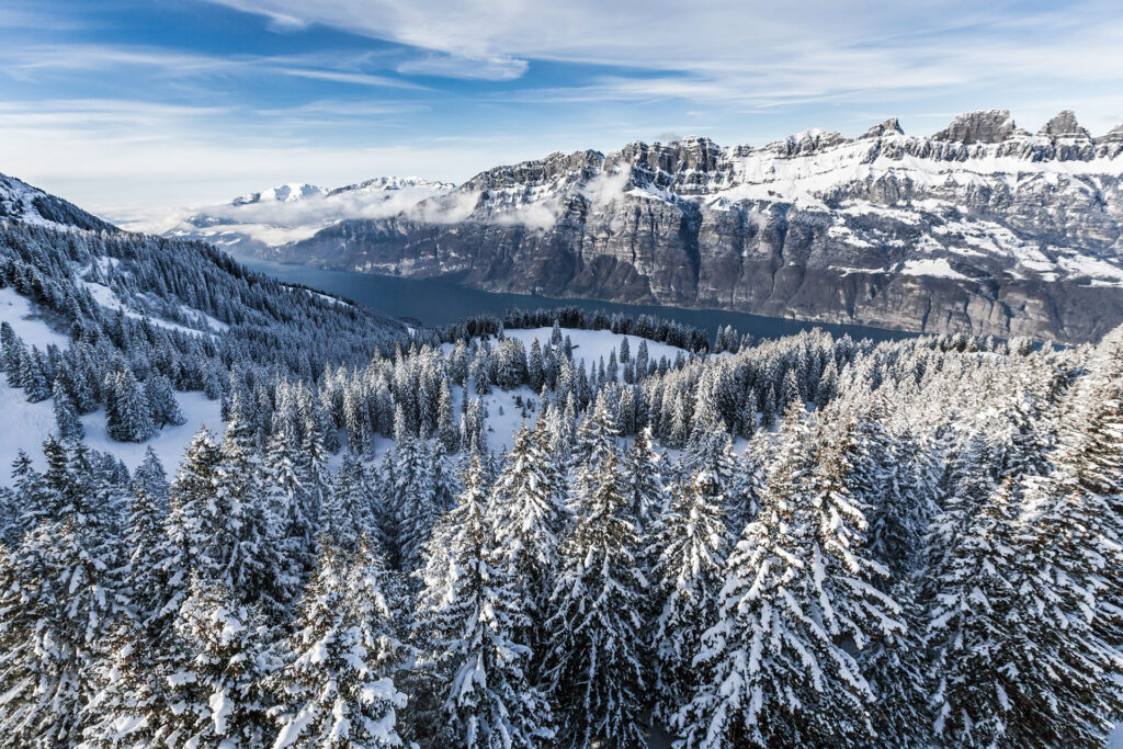 Spontaner Schneespaß am Flumserberg