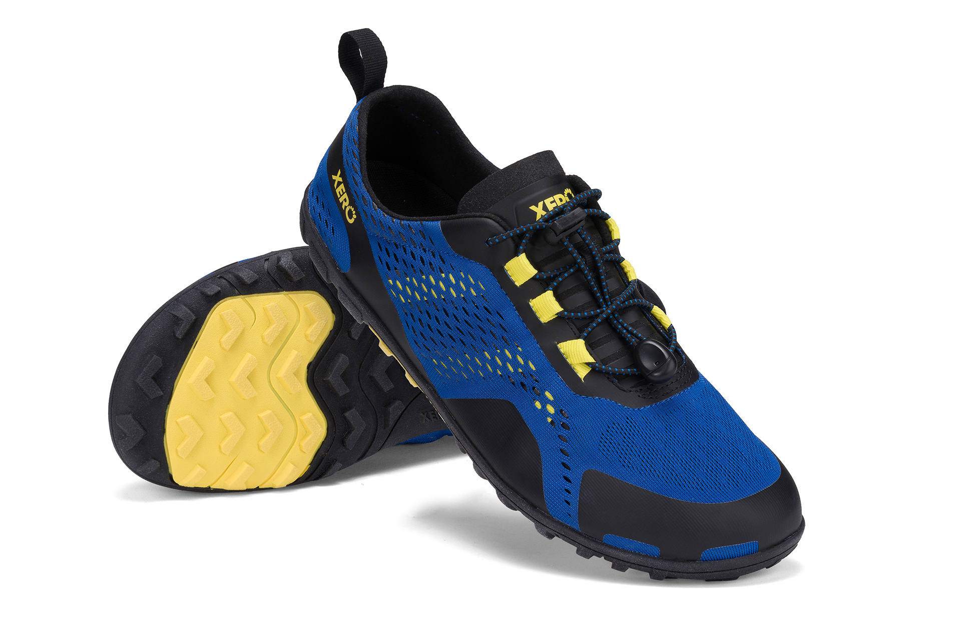 Xero Shoes Aqua X Sport in der Variante Blue Yellow