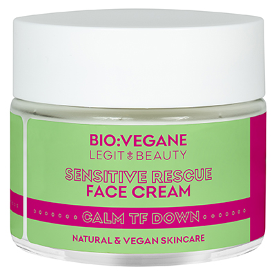 BIO:VEGANE LEGIT BEAUTY SENSITIVE RESCUE FACE CREAM