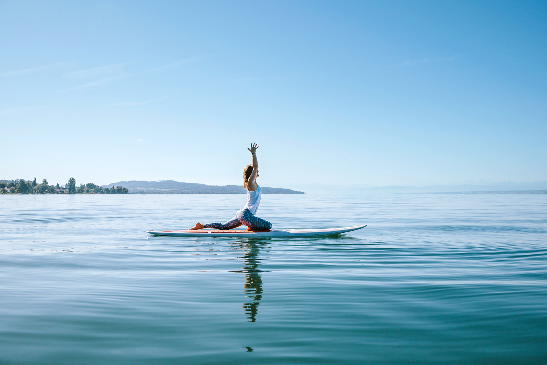SUP-Yoga auf dem Bodensee