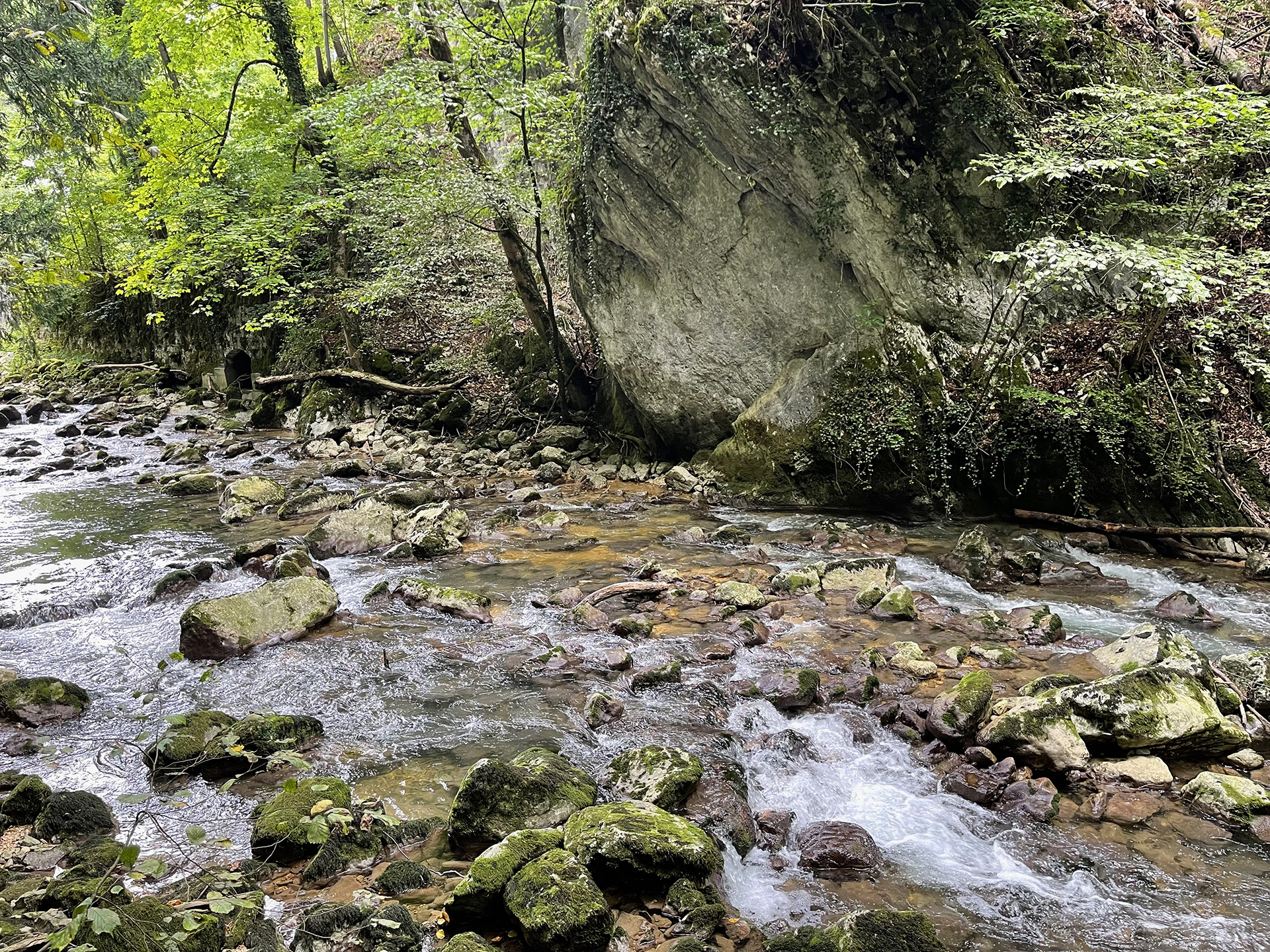 Am liebsten wäre ich durchs felsige Flussbett gewandert