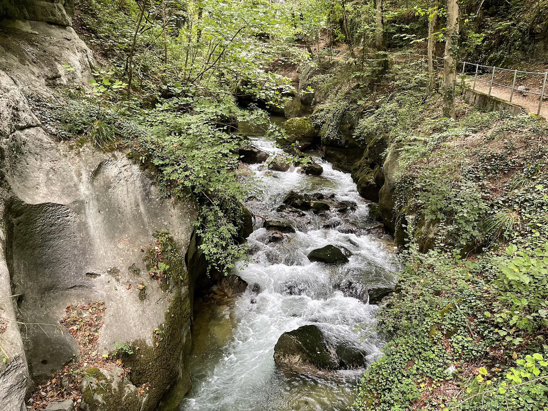 Dafür habe ich mit meinem Handy mehr Flussbilder gemacht als je zuvor in meinem Leben