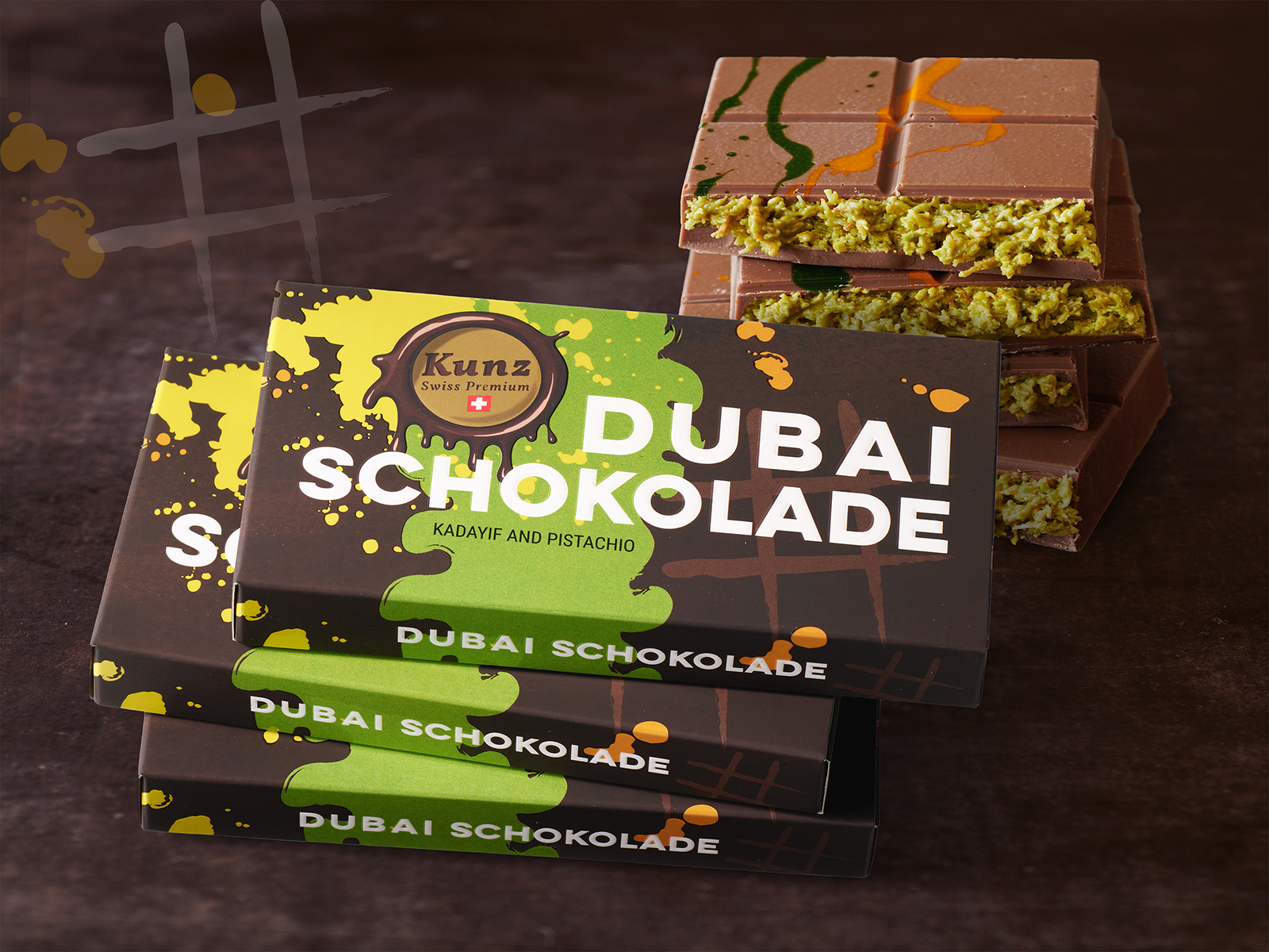 Dubai-Schokolade by Kunz Swiss Premium