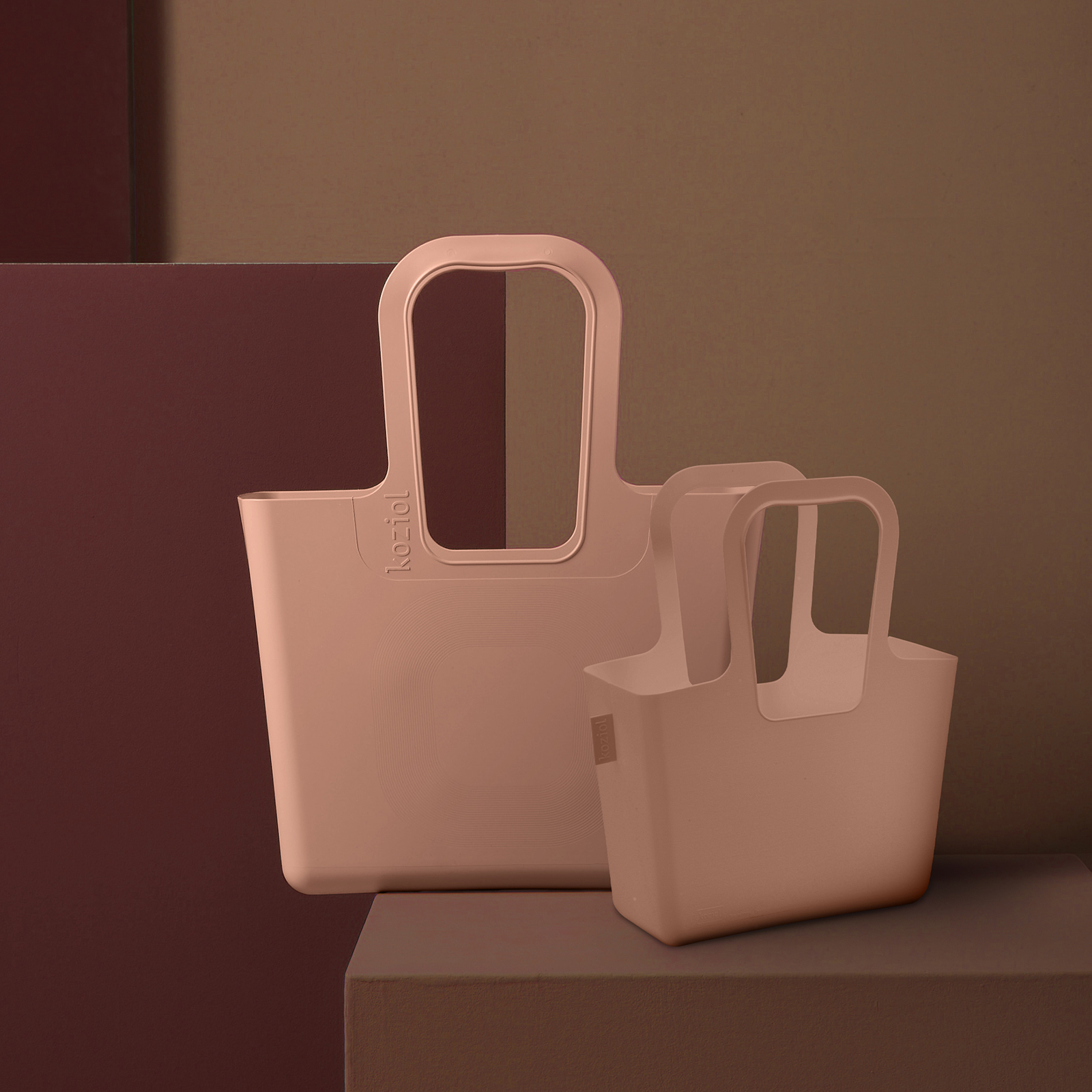 koziol TASCHE und TASCHELINI MOCHA MOUSSE